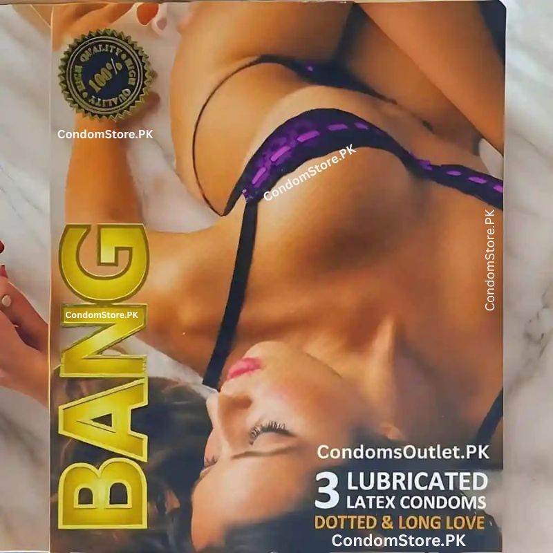 Bang Long Love Condoms (3 Pack) - Delay & Dotted Dual Action