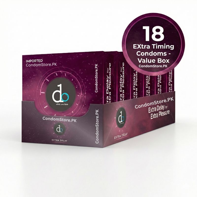 Do Extra Delay Condoms (18 Pack) - Prolong Pleasure & Timing