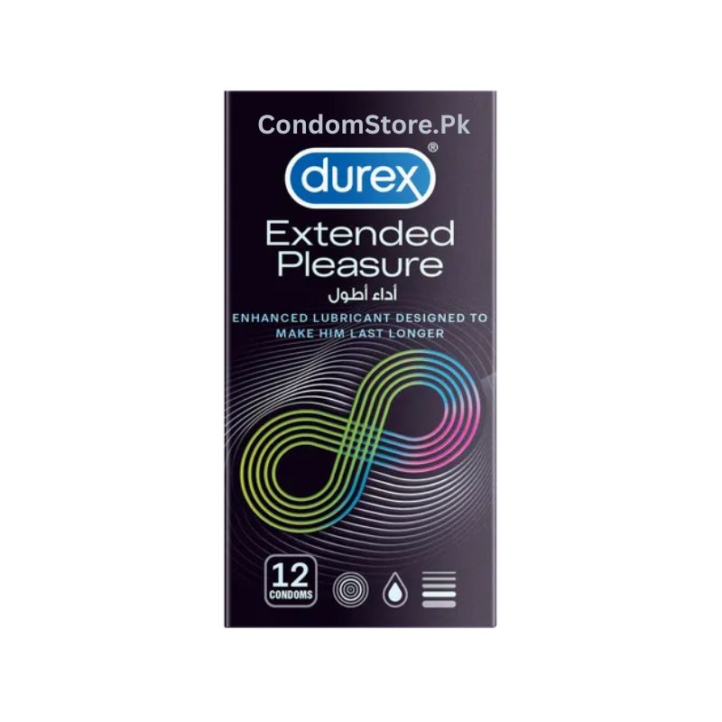 Durex Extended Pleasure Condoms (12 Pack) - Imported Delay