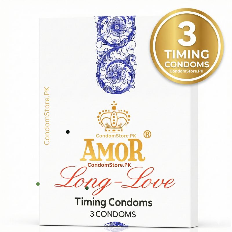 Amor Long Love Condoms (3 Pack) - Extended Pleasure & Delay