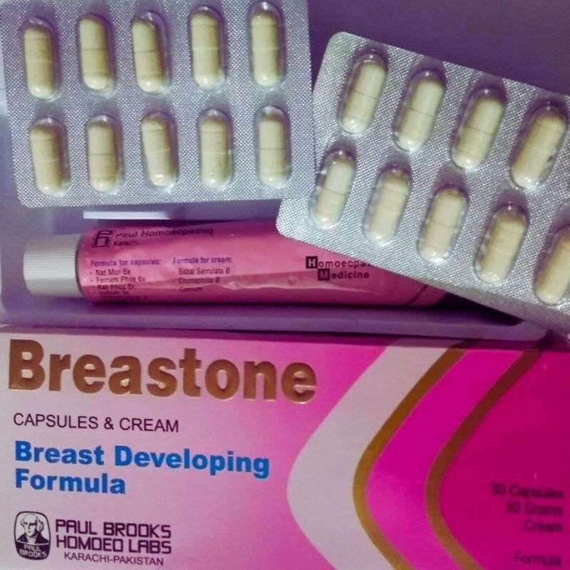 Breastone Breast Developing Formula (Capsules & Cream) – Dual Action