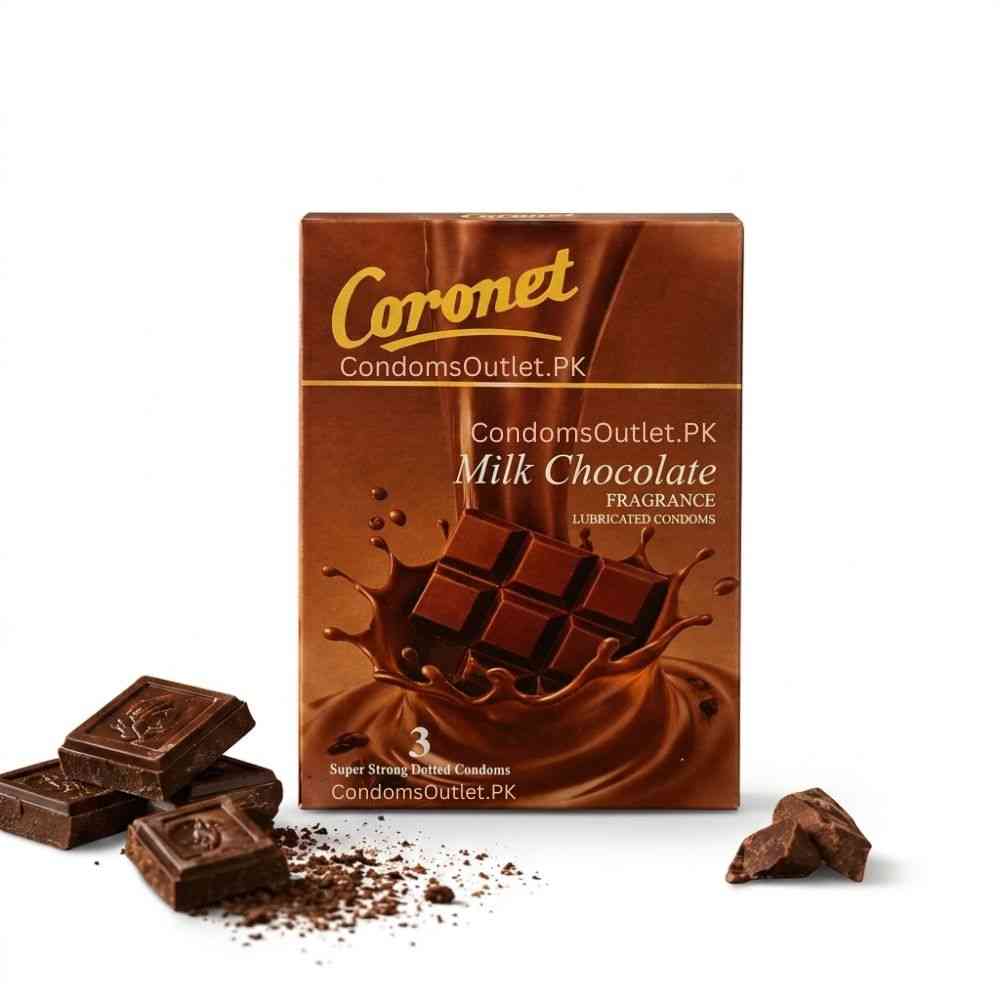 coronet milk chocolate condoms 3 pack