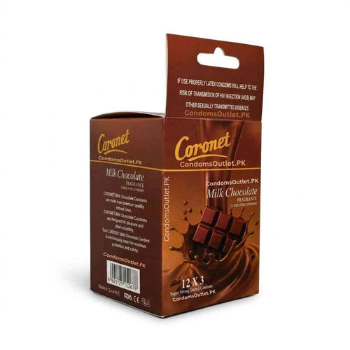 Coronet Milk Chocolate Condoms – Dotted (36 Pack)