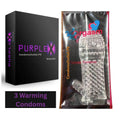 Klimax Purple X & Crystal Condom Bundle – Intense Spiked & Ribbed