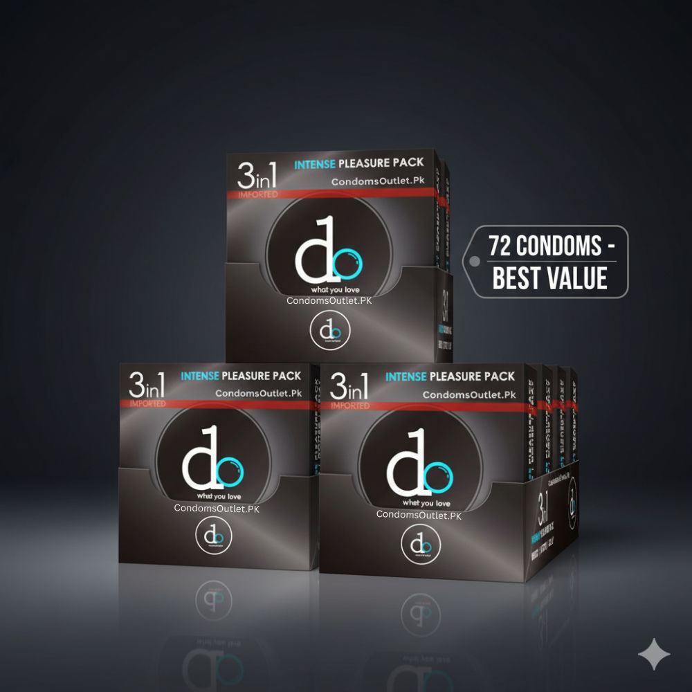 Do 3-in-1 Condoms (75 Pack) – Mega Wholesale Bundle – Triple Action