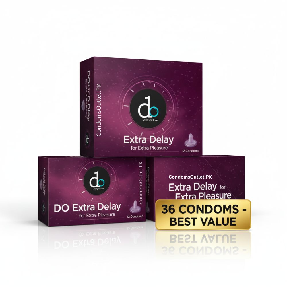 DO Extra Delay Condoms (36 Pack) – Mega Bundle – Extra Timing