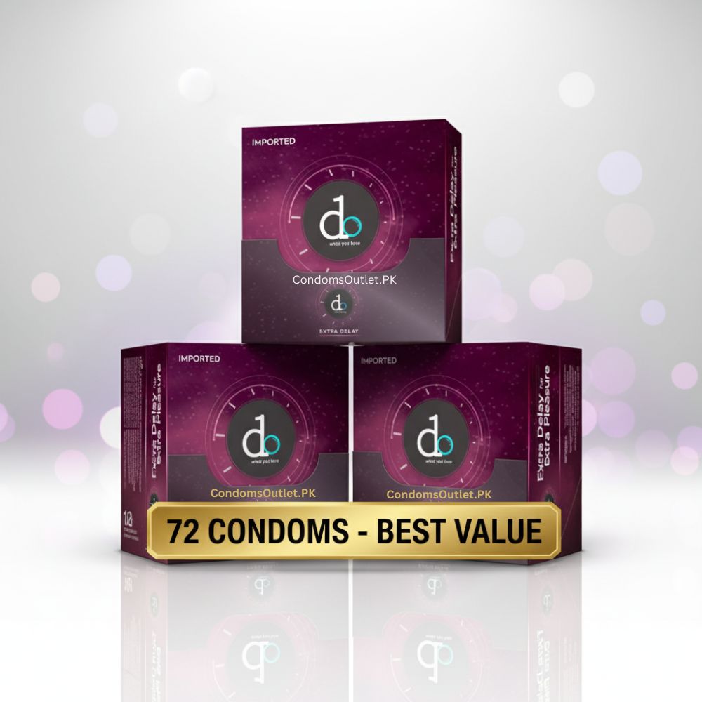 DO Extra Delay Condoms (72 Pack) – Jumbo Wholesale Bundle – Max Timing