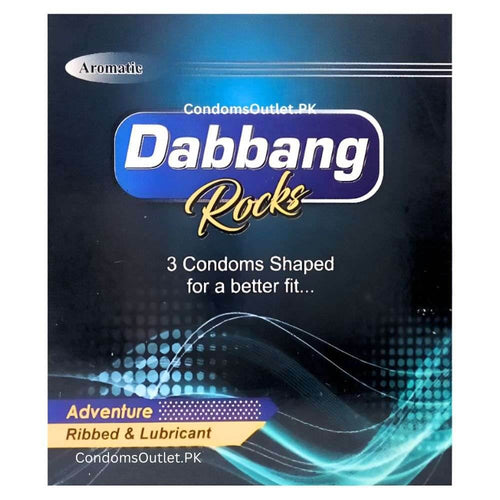 Dabbang Ribbed Condoms (3 Pack) – Intense Stimulation