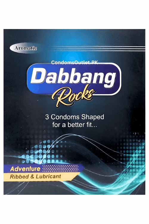 Dabbang Ribbed Condoms (3 Pack) – Intense Stimulation