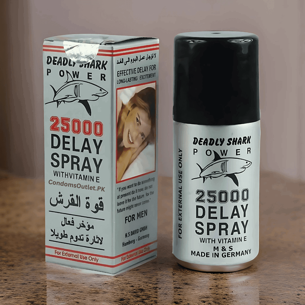 Deadly Shark 25000 Delay Spray (45ml) – Long Lasting Timing
