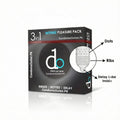 Do 3-in-1 Condoms - 3 Pack - Triple Action Delay, Dotted & Ribbed