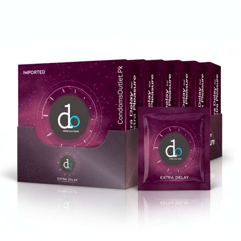 DO Extra Delay Condoms - 18 Pack Dispenser - Long Lasting Endurance