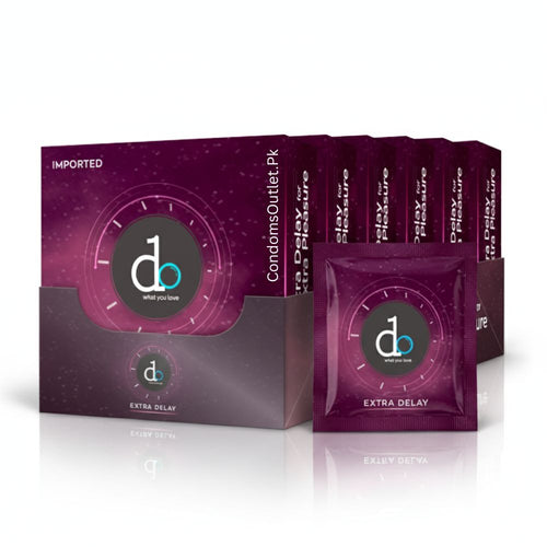 DO Extra Delay Condoms - 18 Pack Dispenser - Long Lasting Endurance