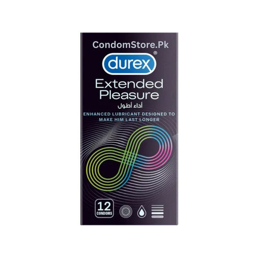 Durex Extended Pleasure Condoms (12 Pack) - Imported Delay