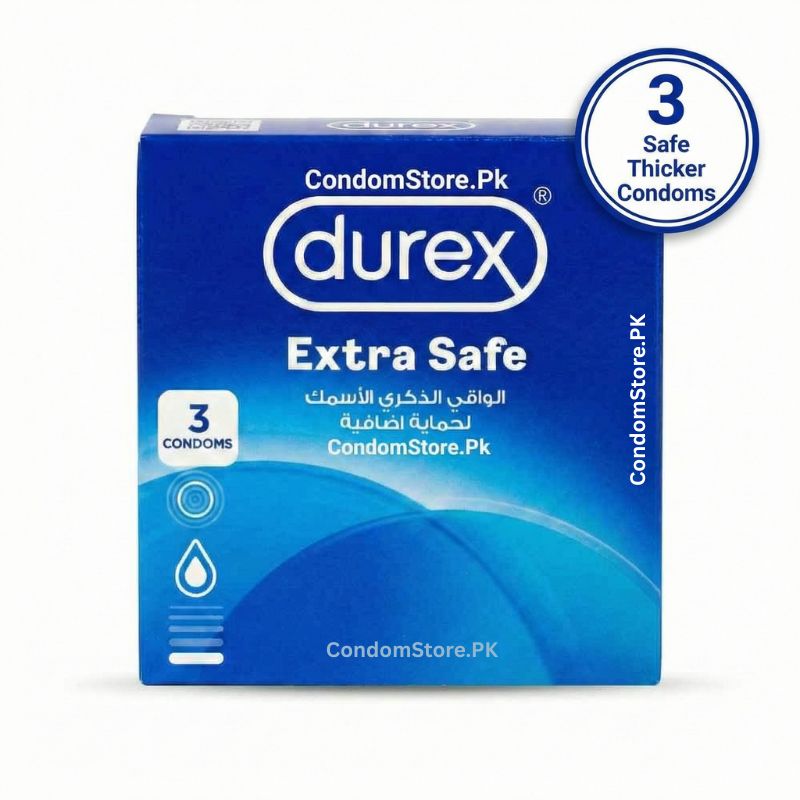 Durex Extra Safe Condoms (3 Pack) - Thicker & Extra Lubricated