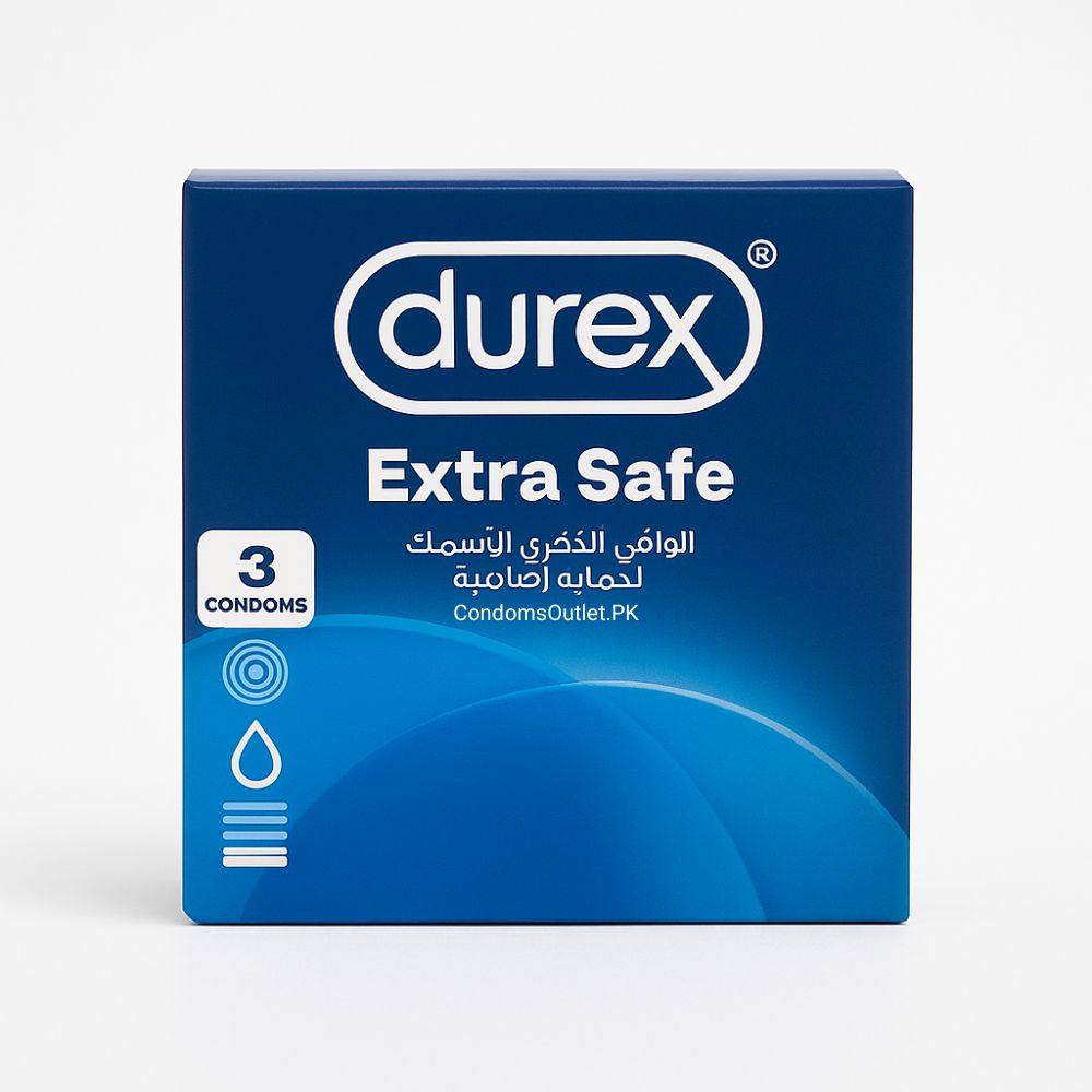 Durex Extra Safe Condoms (3 Pack) – Maximum Protection & Comfort
