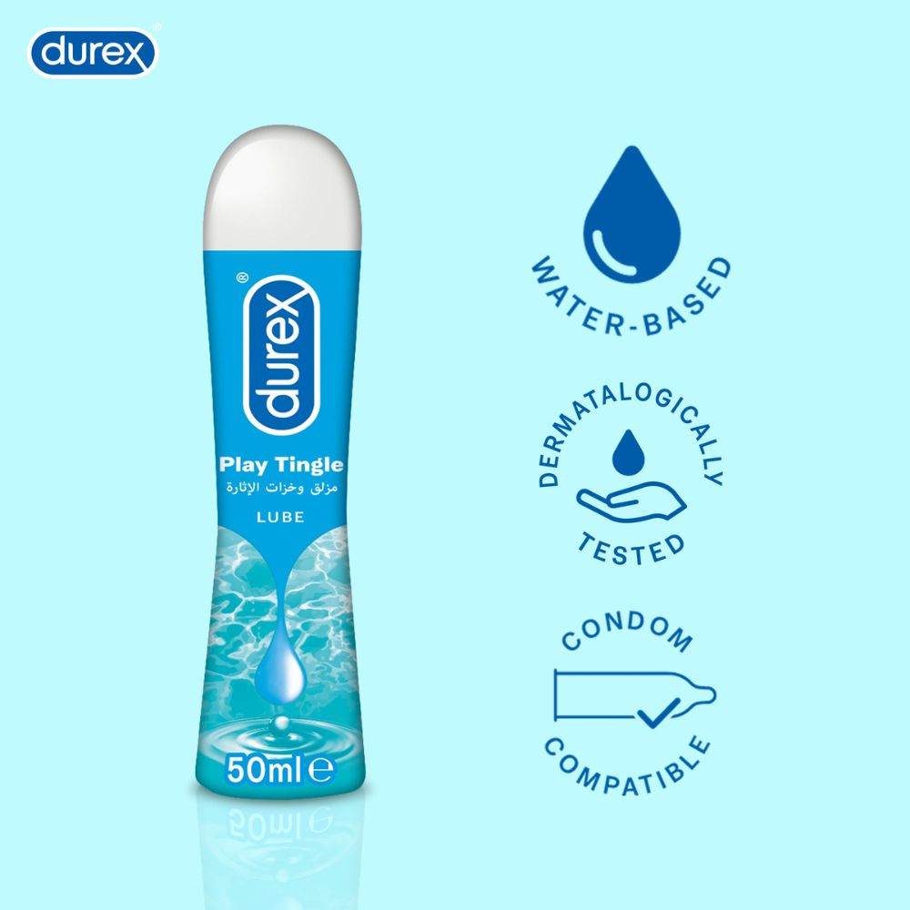 Durex Play Tingle Lubricant Bottle for tingling sensation - 50ml

