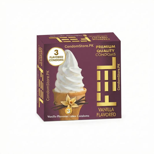Feel Vanilla Flavored Condoms (3 Pack)
