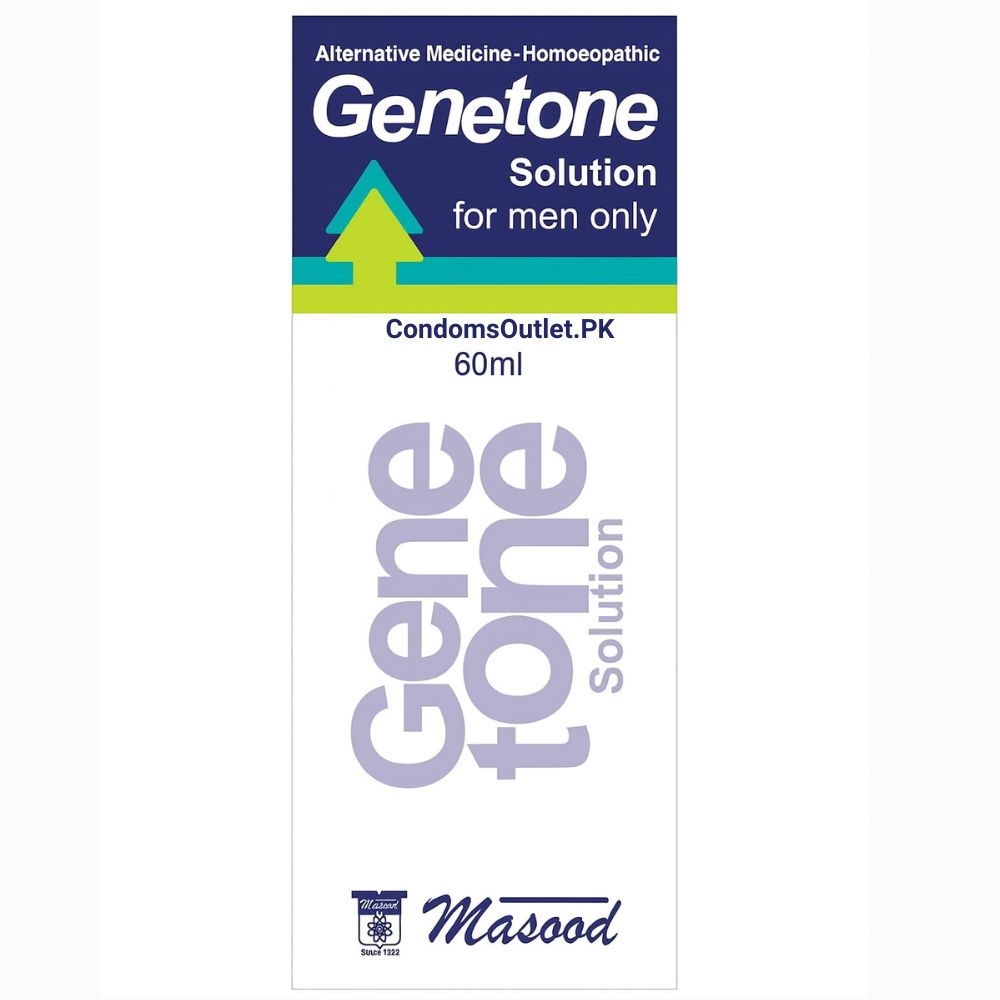 Dr Masood Genetone Oil (60ml) - Homeopathic Vitality & Strength