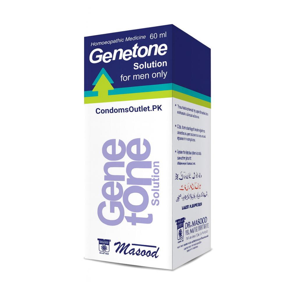 Dr Masood Genetone Oil (60ml) - Homeopathic Vitality & Strength