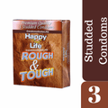 Happy Life Rough & Tough Condoms (3 Pack) – Intense Stimulation
