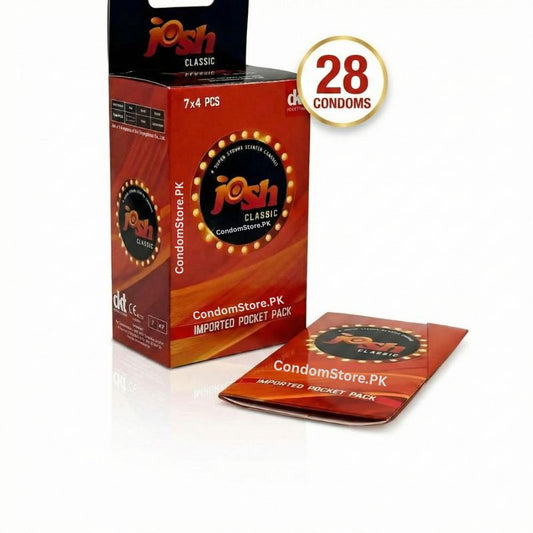 Josh Classic Condoms (28 Pack) - Economy Value Box