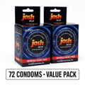 Josh Delay Condoms (72 Pack) – Jumbo Wholesale Bundle – Climax Control