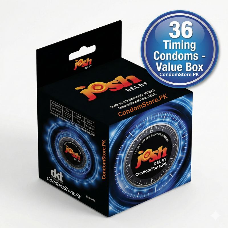 Josh Delay Condoms (36 Pack) - Extended Pleasure Value Box