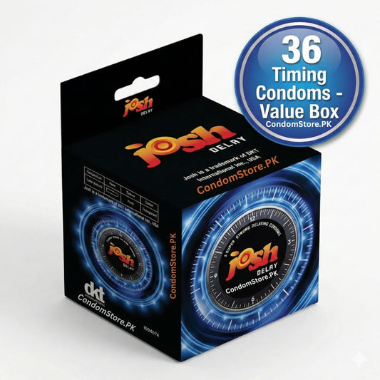 Josh Delay Condoms (36 Pack) - Extended Pleasure Value Box