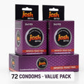 Josh Dotted Condoms (72 Pack) – Jumbo Wholesale Bundle – Intense Pleasure