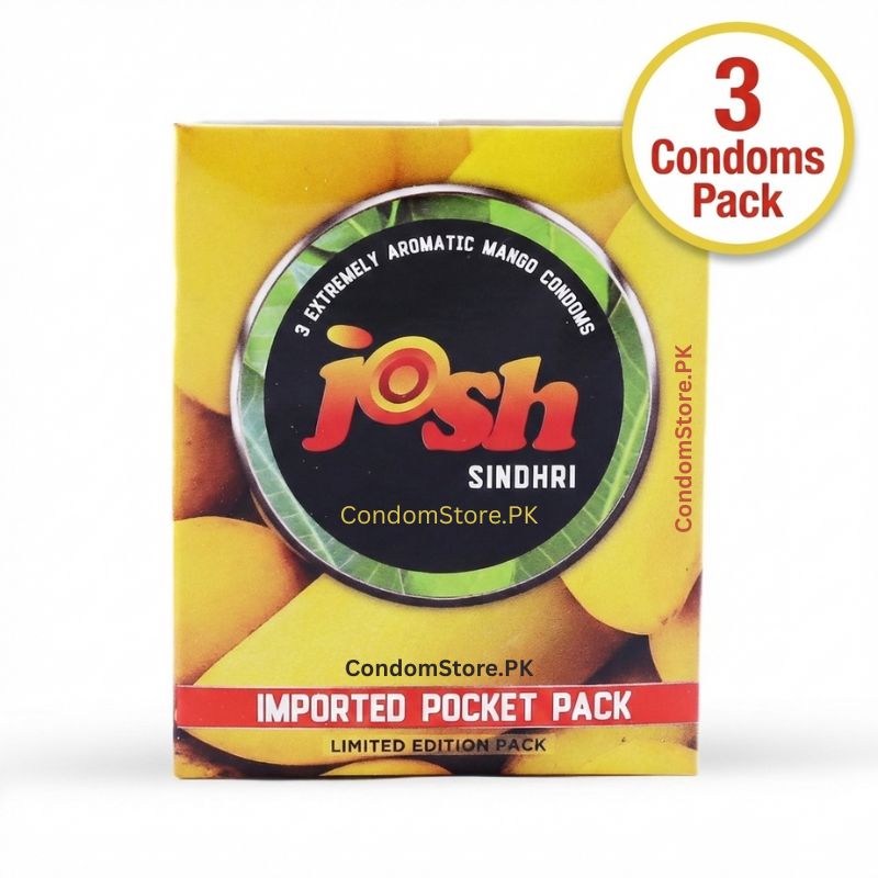 Josh Mango Condoms (3 Pack) - Sindhari Aam Flavor