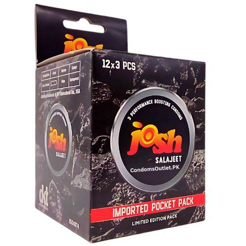 Josh Salajeet Condoms (36 Pack) – Natural Power & Stamina