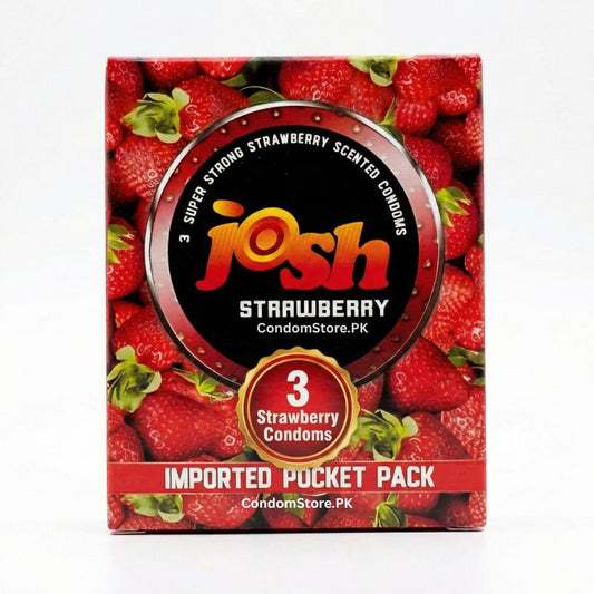 Josh Strawberry Condoms (3 Pack)