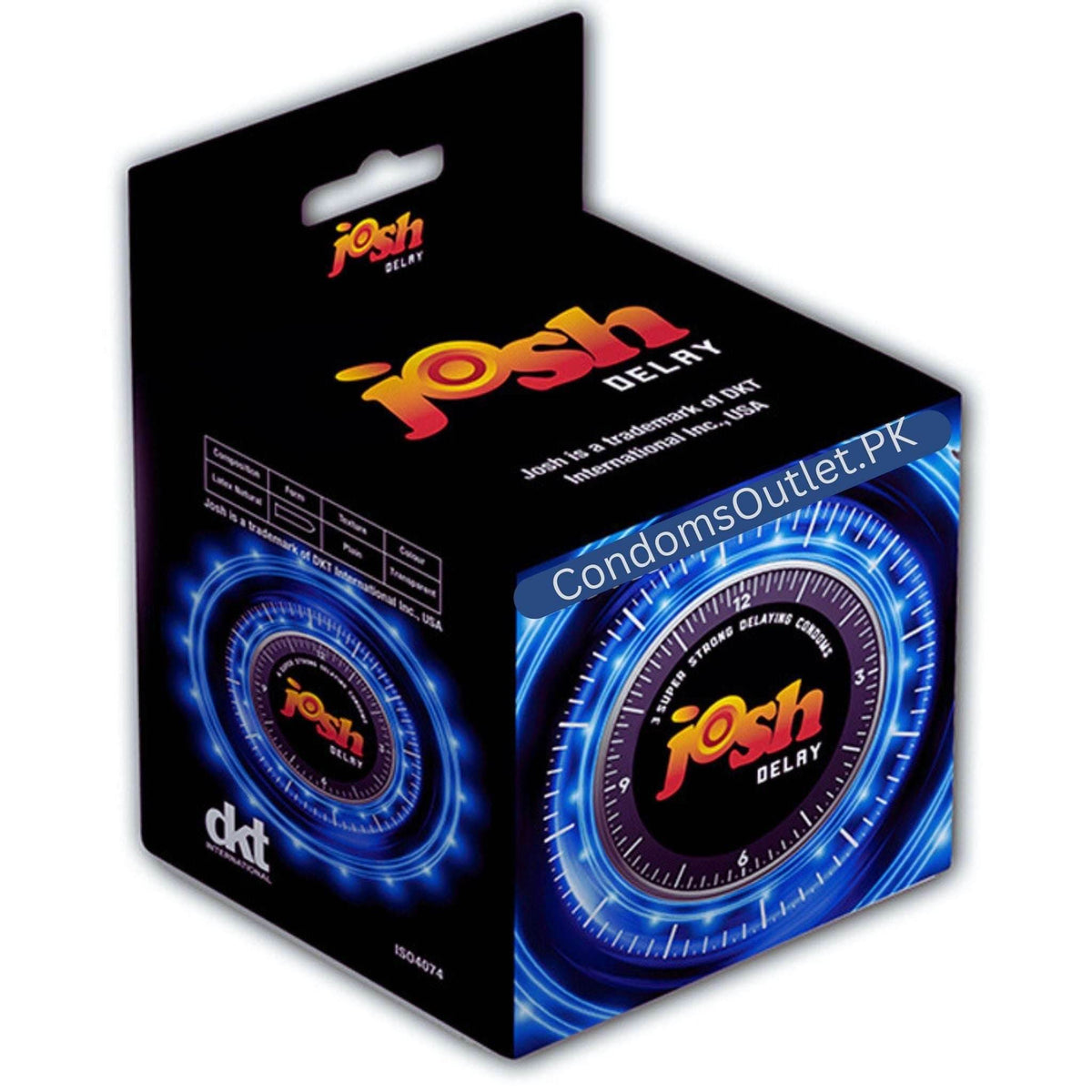 Buy Josh Delay Condoms (36s) Online | Long Lasting | CondomsOutlet.Pk
