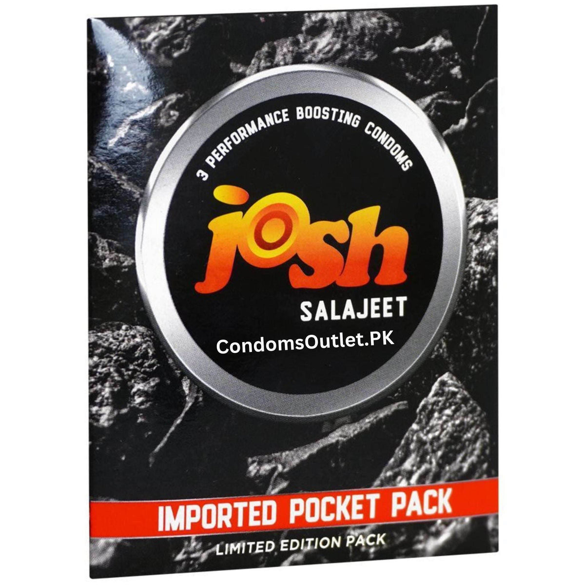 Josh Salajeet Condoms - 3 Pack - Power, Stamina & Performance
