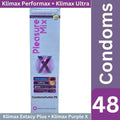 Klimax Pleasure Mix Condom Dispenser - 48 Pack - Ultimate 4-in-1 Variety
