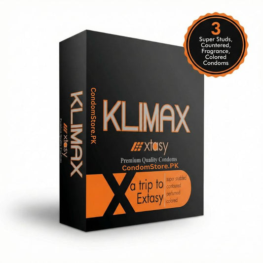 Klimax Extasy Condoms (2 Pack) - Super Studs & Contoured Fit
