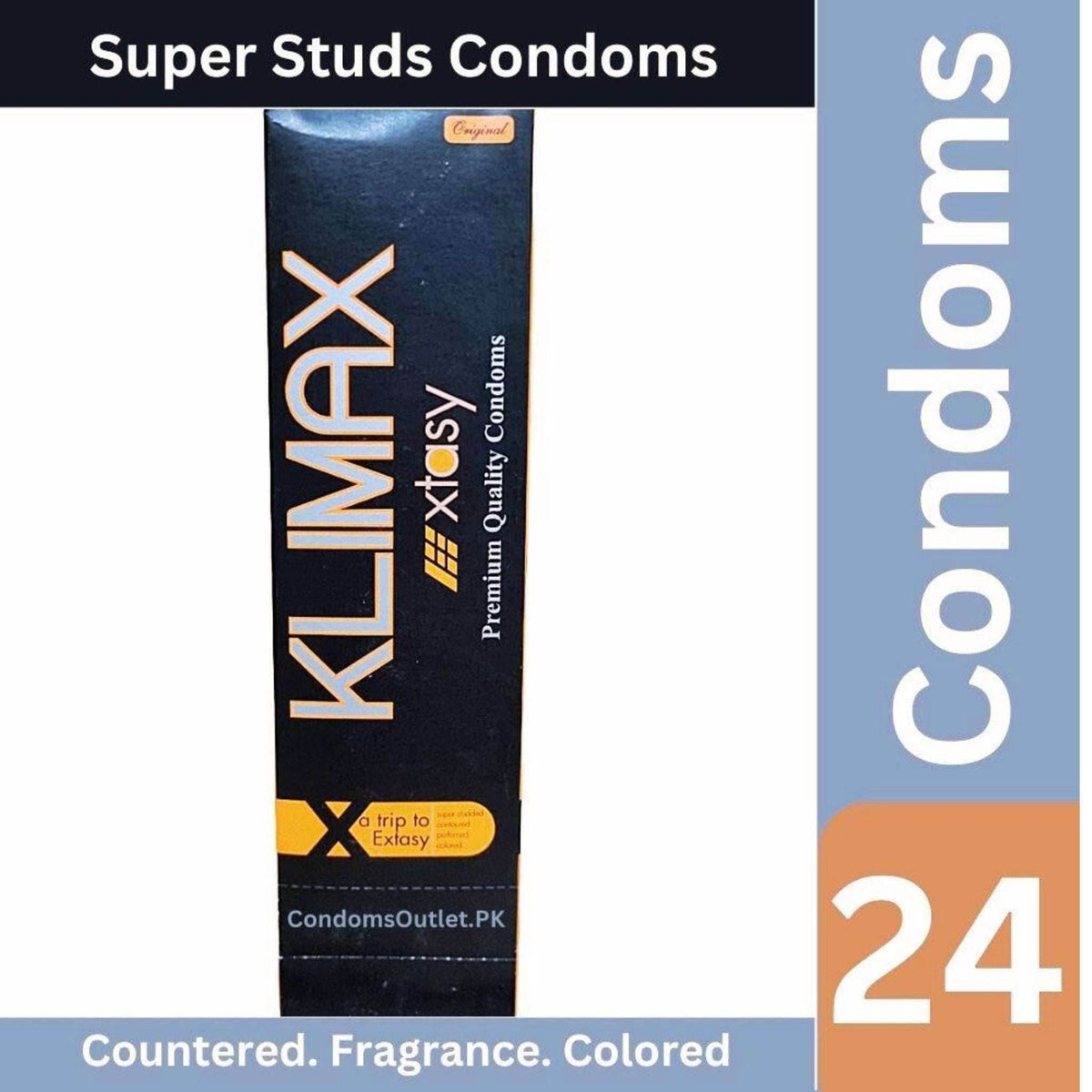 Klimax Extasy Condoms - 24 Pack - Super Studded & Anatomical Fit