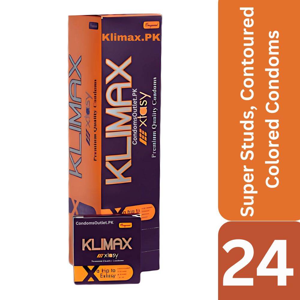 Klimax Extasy Condoms (24 Pack) – Super Studs & Anatomical Fit