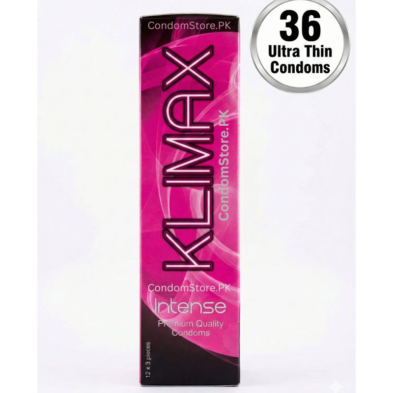 Klimax Intense Condoms (36 Pack) - Ultra Thin & Contoured