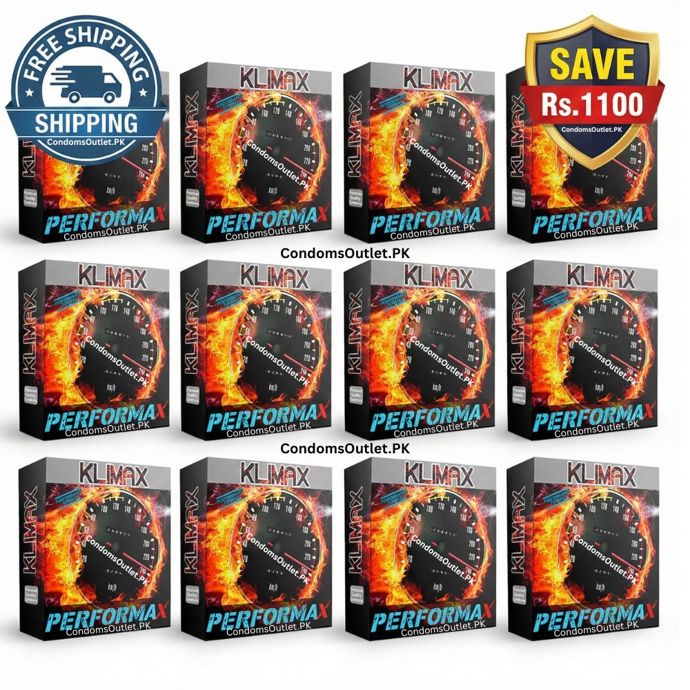 Klimax Performax Condoms (24 Pack) – Extra Long Delay Mega Bundle