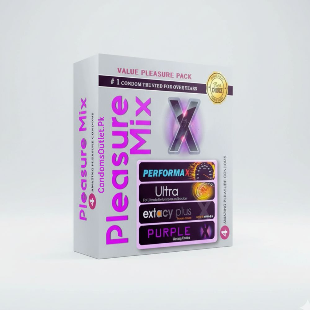 Klimax Pleasure Mix Condoms - 4 Pack - Ultimate 4-in-1 Variety Sampler