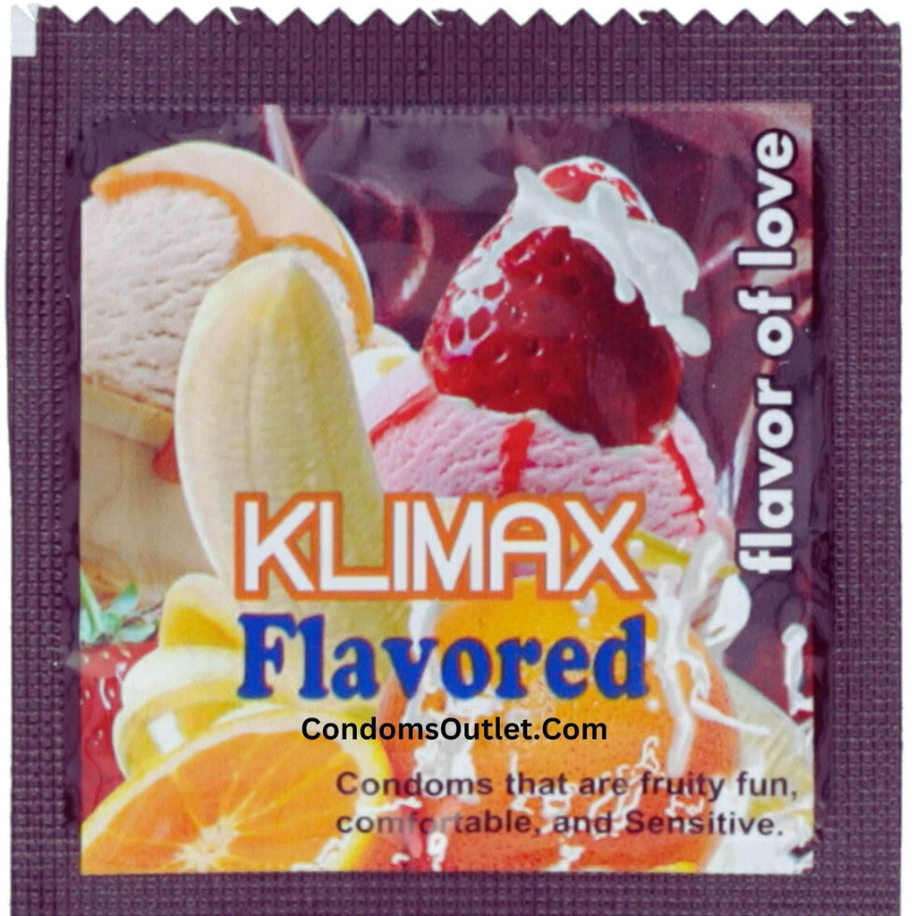 Klimax Strawberry Flavored Condoms (2 Pack) – Sweet Romance