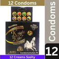 Knight Rider Condoms & Delay Cream - 12 Pack