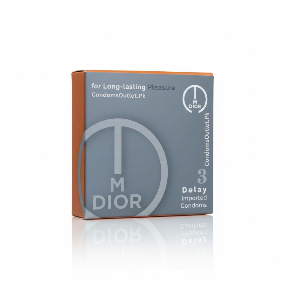 MDior Delay Condoms - 3 Pack - Premium Long Lasting Performance