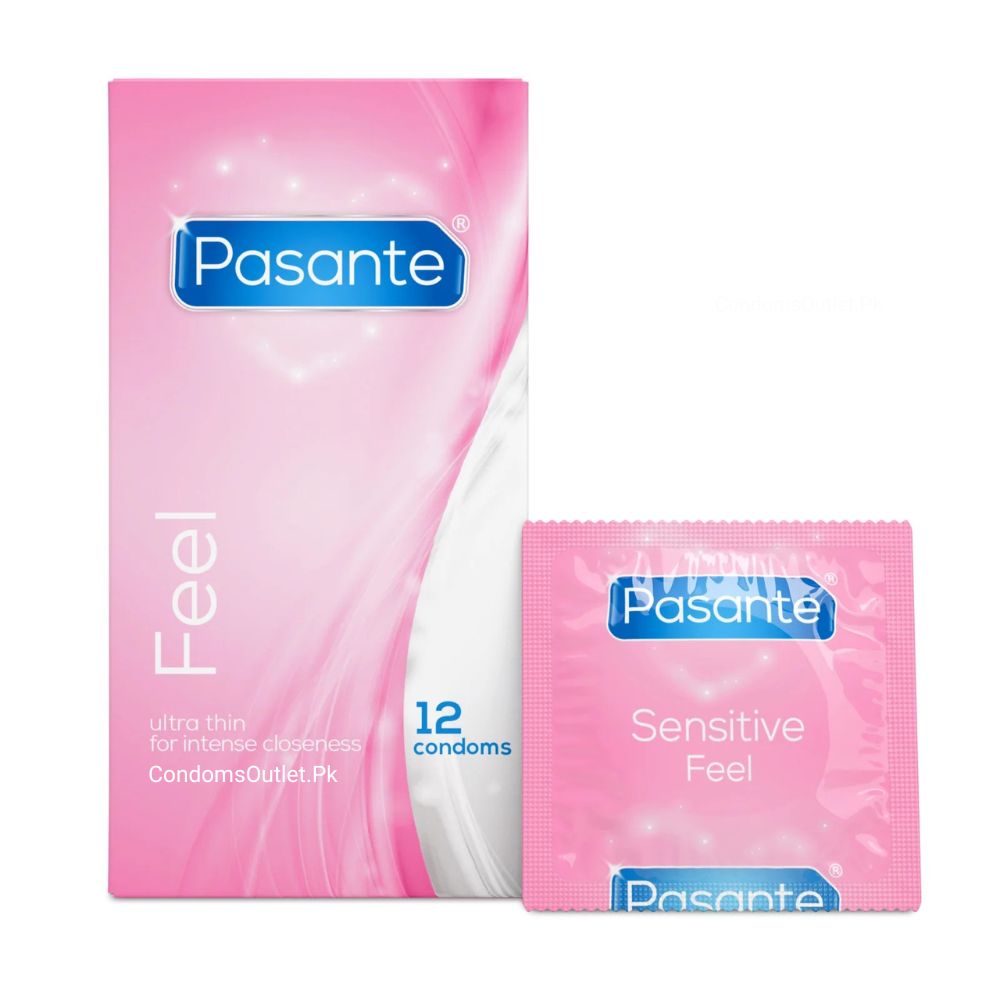Pasante Feel Condoms (12 Pack) – Ultra Thin – Natural Sensitivity