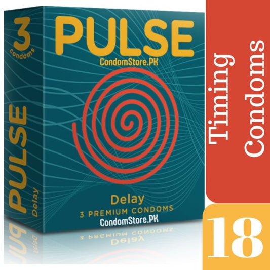 Buy Pulse Delay Condoms 18 Timing Condoms At Wholesale Price in Pakistan