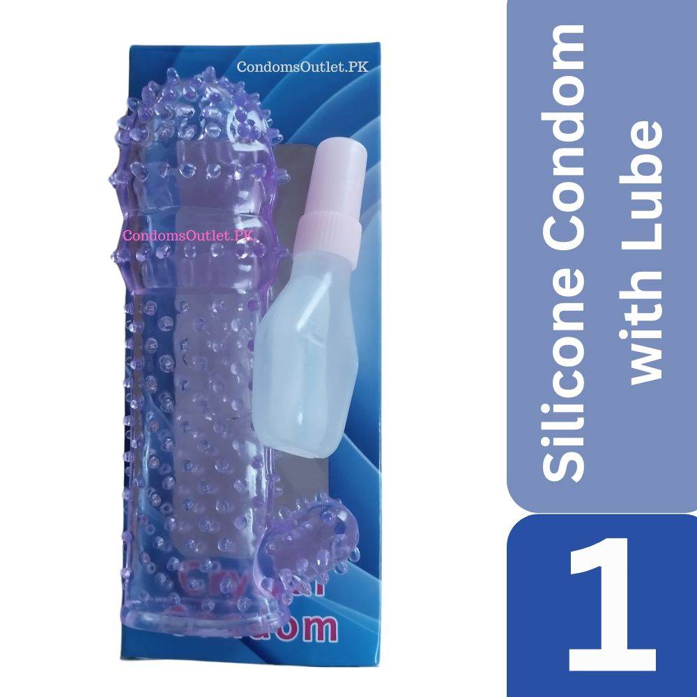 Reusable Silicone Condom Sleeve - Washable & Textured Sensation