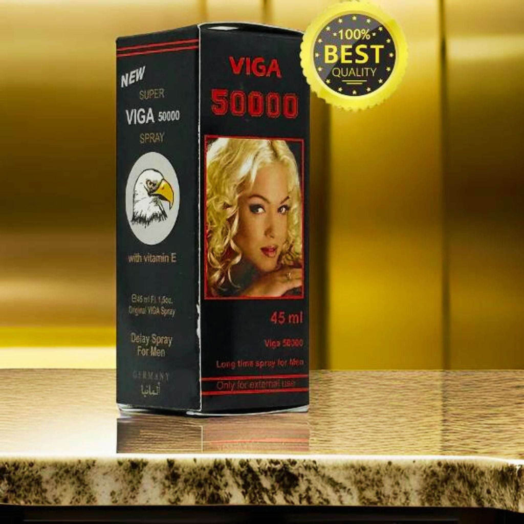 Super Viga 50000 Delay Spray (45ml) – Vitamin E Formula