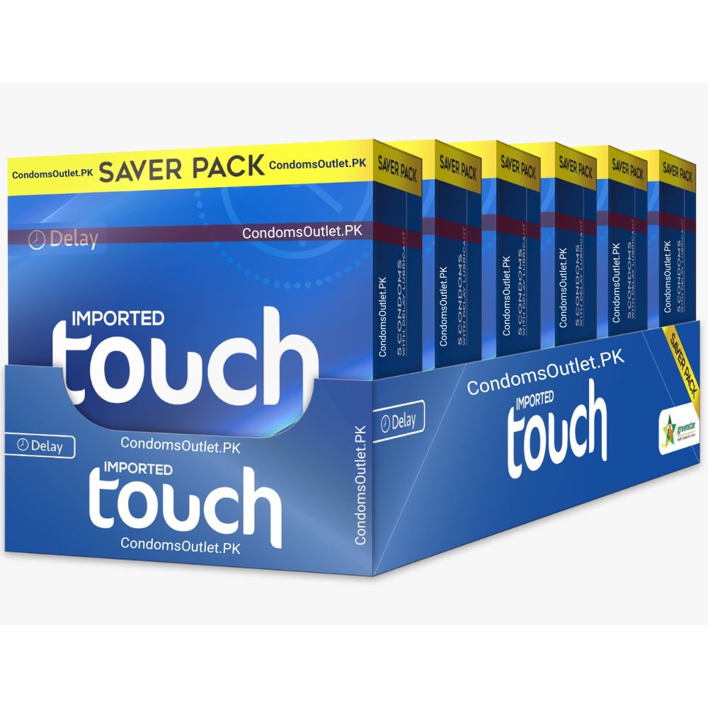 Touch Delay Condoms 30 Pack – Saver Dispenser – Mega Timing Bundle